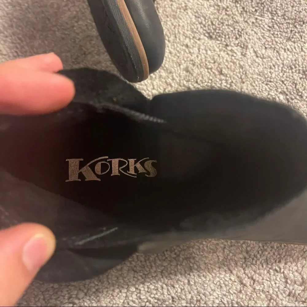Kork-Ease Tea leather heeled ankle boots Size 6m